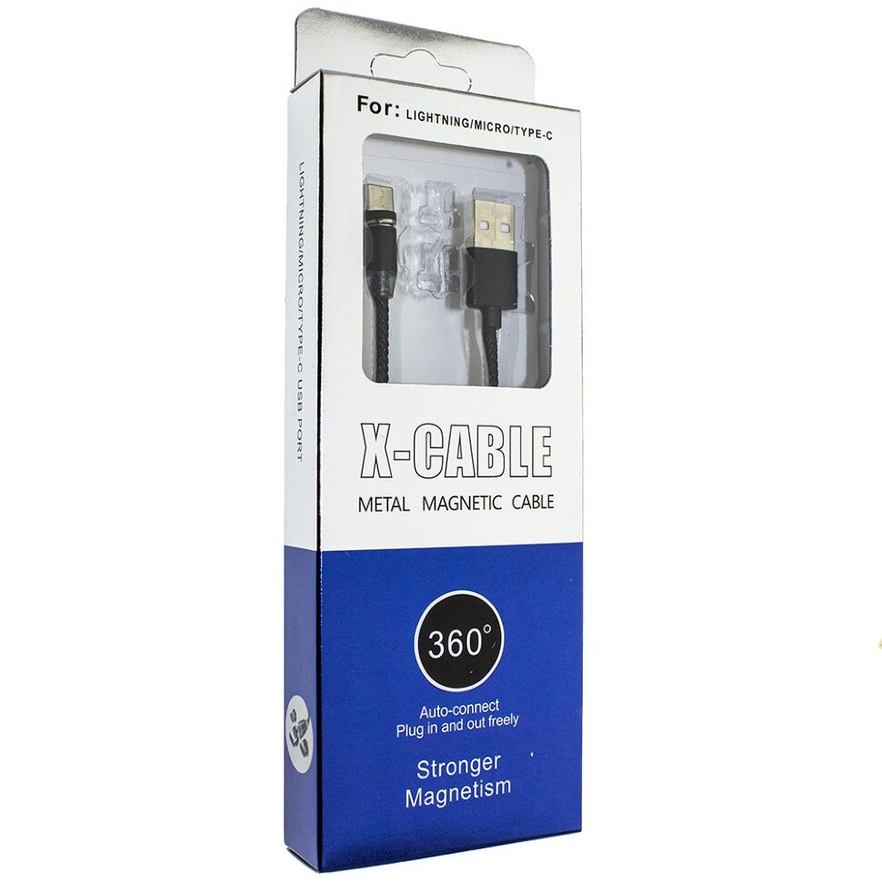 Кабель USB Магнітний круглий USB - Type-C 1 метр