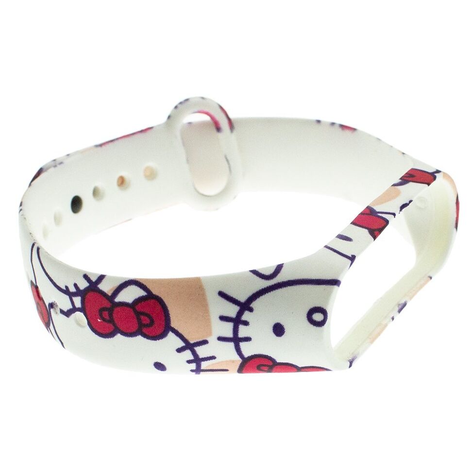 Ремінець для годинника XIAOMI MI BAND 3 | 4 з принтованим малюнком, силіконовий Ремінець для годинника XIAOMI MI BAND 3 | 4 з принтованим малюнком, силіконовий