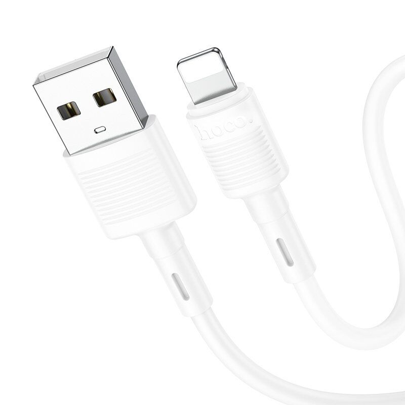 USB кабель HOCO X83 USB - Lightning 1 MЕТР, білий