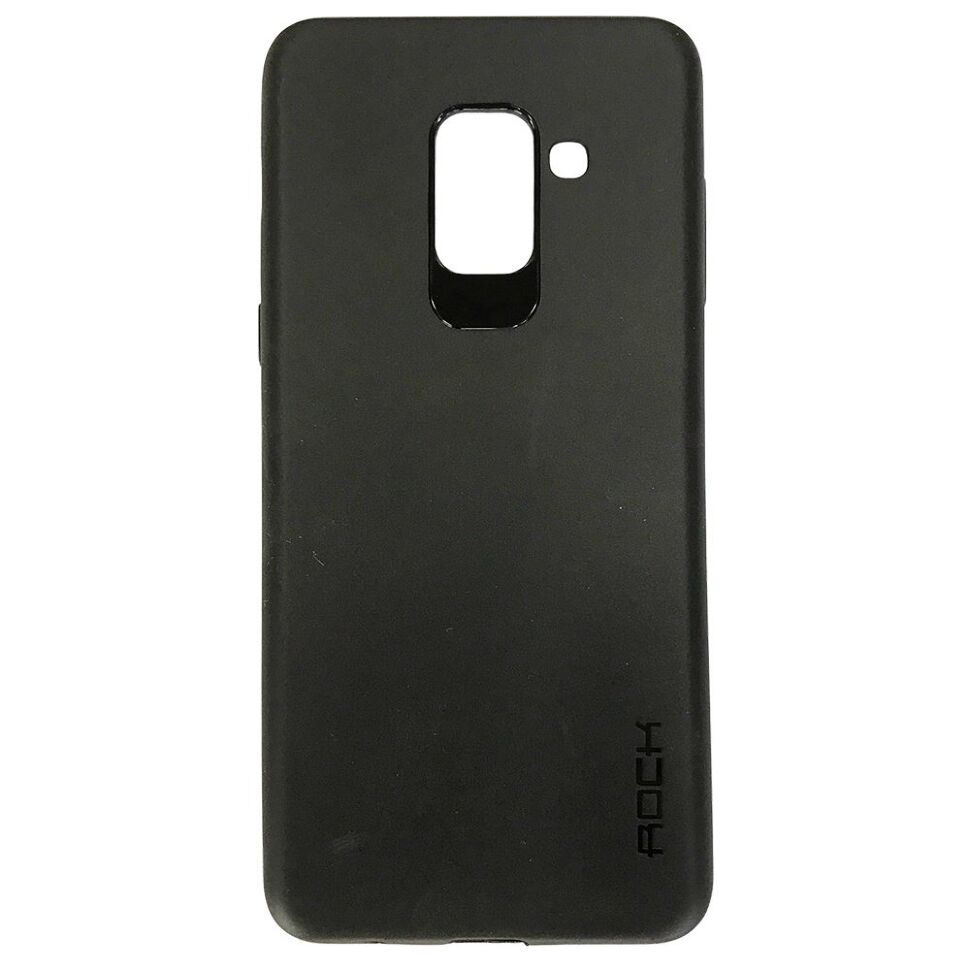 Ультратонка силіконова накладка ROCK Samsung A8+ 2018 (A730) (чорний) Ультратонка силіконова накладка ROCK Samsung A8+ 2018 (A730) (чорний)