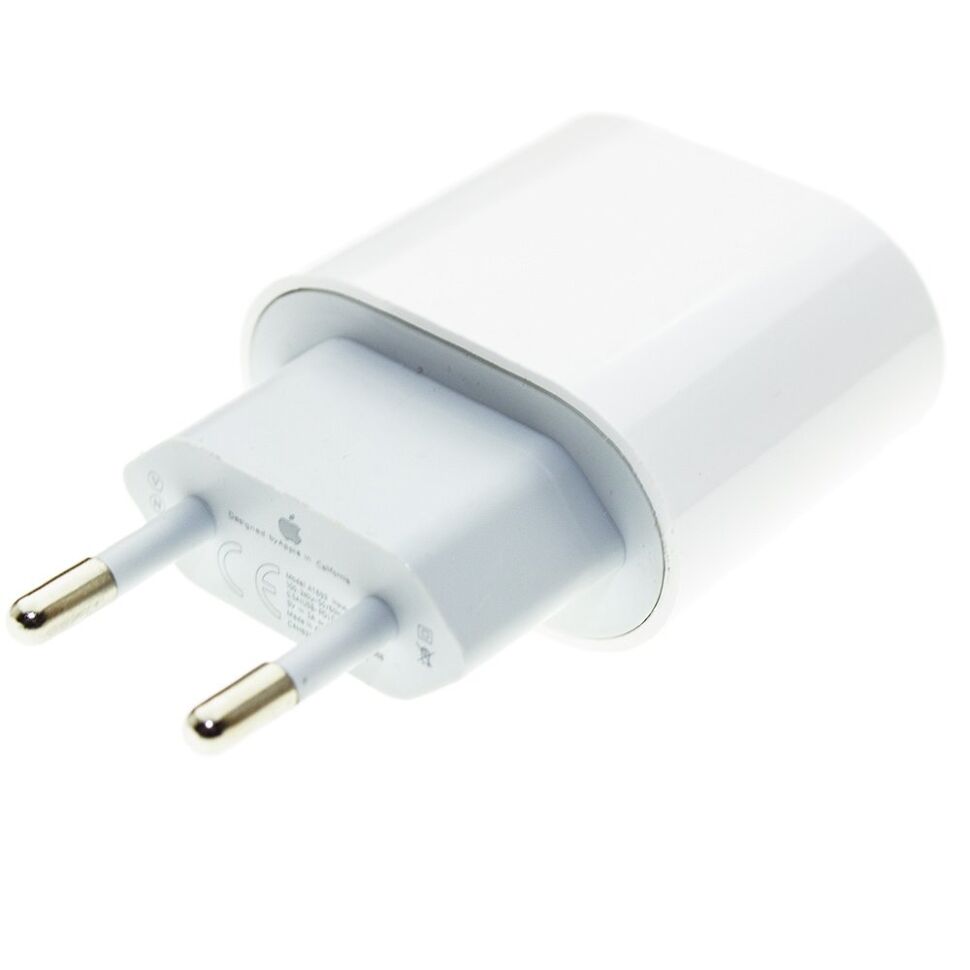 Мережевий зарядний пристрій USB-C 20W APPLE MODEL A2347 PD 3000mA ORIGINAL БЕЗ УПАКОВКИ З ЛОГО