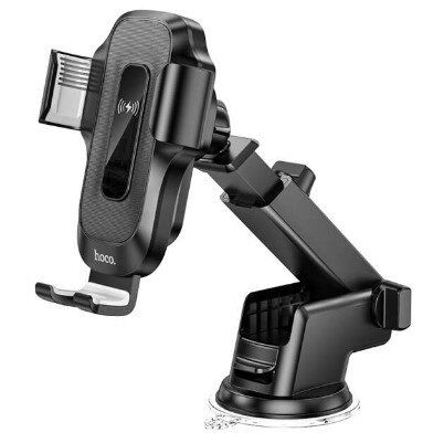 Автомобільний тримач HOCO HW3 15W бездротова швидка зарядка - клейка присоска Автомобільний тримач HOCO HW3 15W бездротова швидка зарядка - клейка присоска