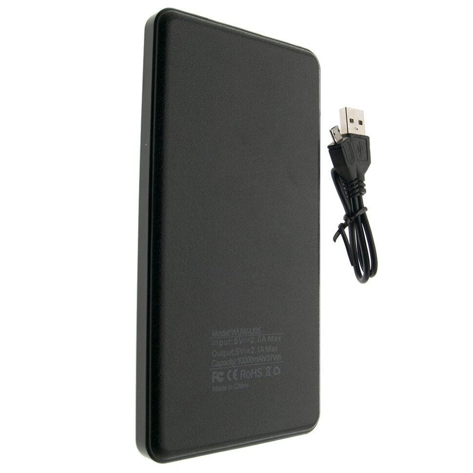 Power Bank WUW U05 10000 mAh ЧОРНИЙ