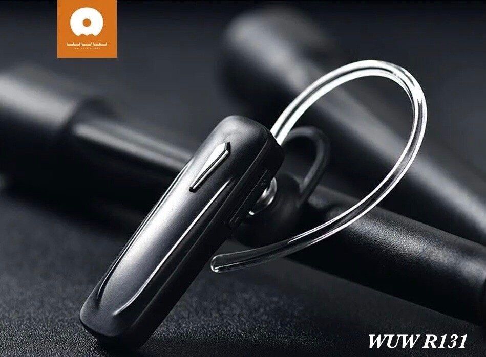 Бездротова Bluetooth гарнітура WUW R131 чорний Бездротова Bluetooth гарнітура WUW R131 чорний