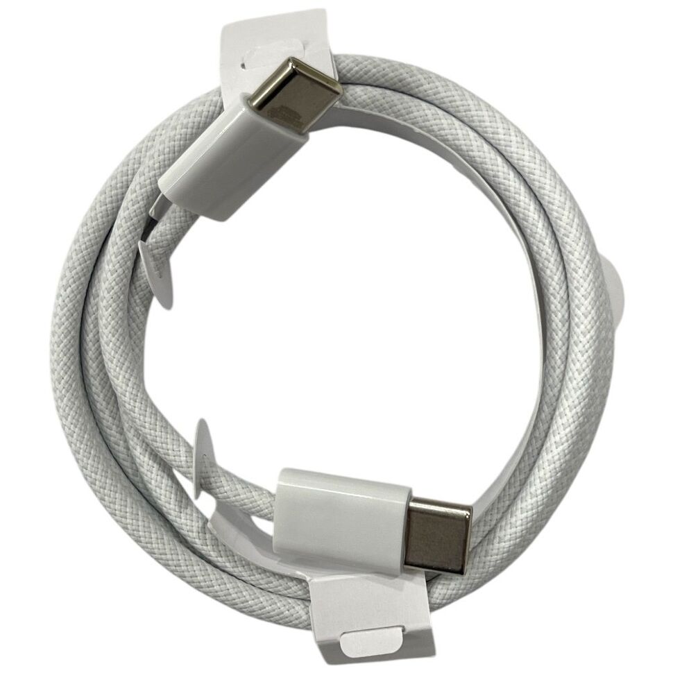 Кабель USB-C для iPhone Type-C to Type-C MUF72ZM/A Model A1997 1 метр 60W 16 PRO MAX ткань в упаковке