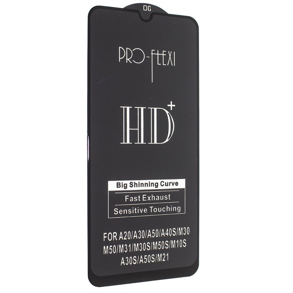 Захисне скло PRO-FLEXI HD+ SAMSUNG M215 Galaxy M21 2020 ЧОРНИЙ Захисне скло PRO-FLEXI HD+ SAMSUNG M215 Galaxy M21 2020 ЧОРНИЙ