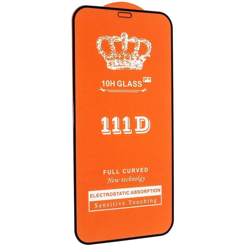 Скло 11D 9H i-flexi FULL GLUE APPLE IPHONE 12 6,1" ЧОРНИЙ КУЛЕК