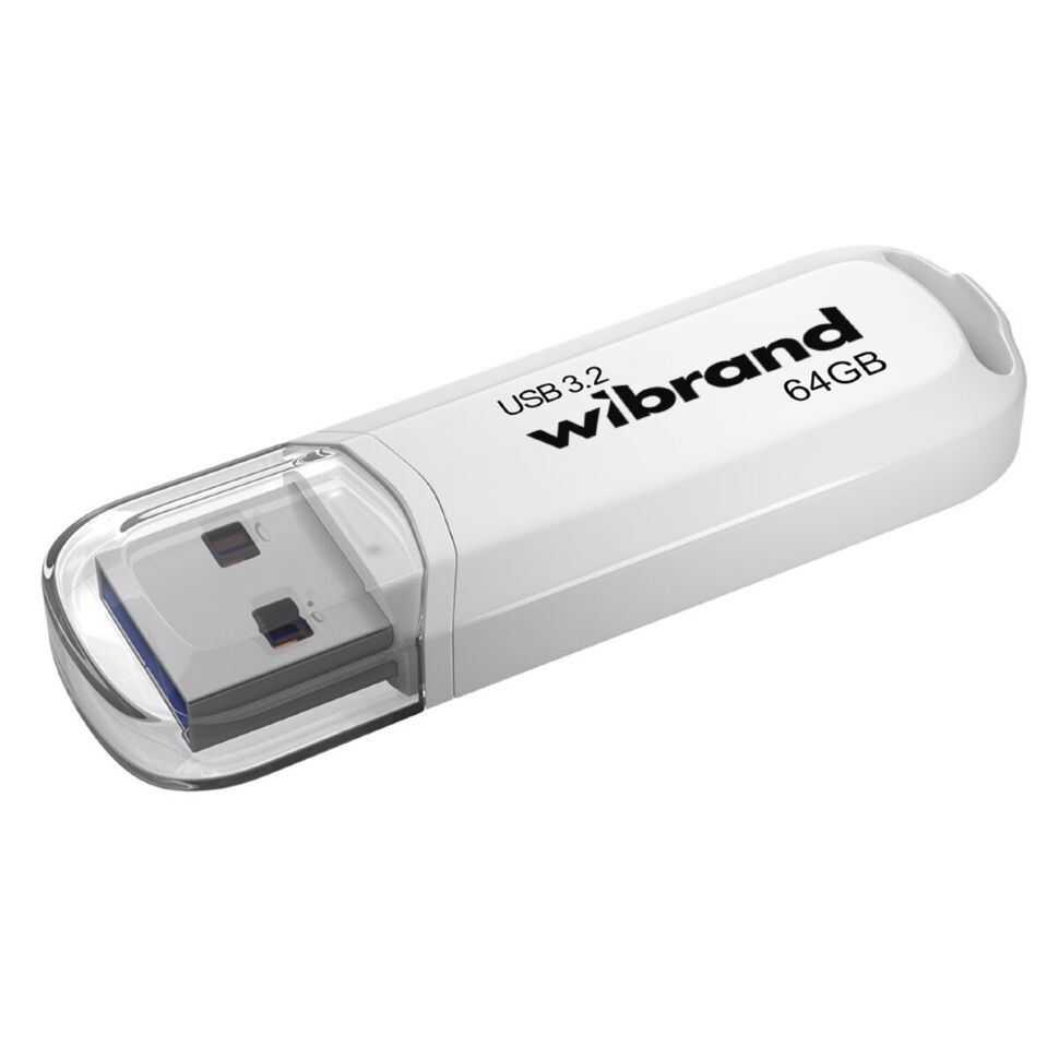 USB флеш 64Gb Wibrand Marten USB 3.2 White USB флеш 64Gb Wibrand Marten USB 3.2 White