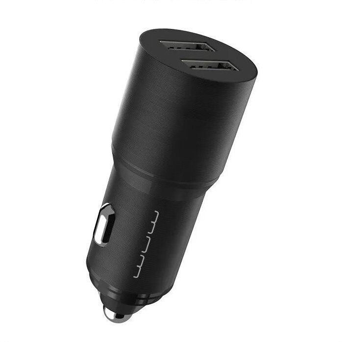 Автомобільний зарядний пристрій WUW C148 2USB 2.4A ЧОРНИЙ (70) Автомобільний зарядний пристрій WUW C148 2USB 2.4A ЧОРНИЙ (70)