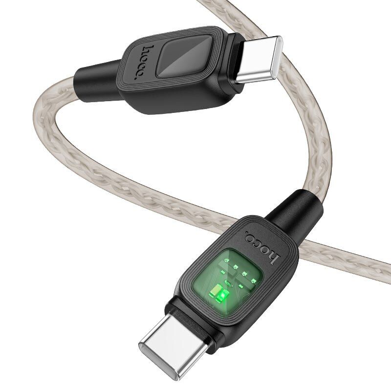 USB-C кабель HOCO U124 60W Type-C - Type-C ЧОРНИЙ