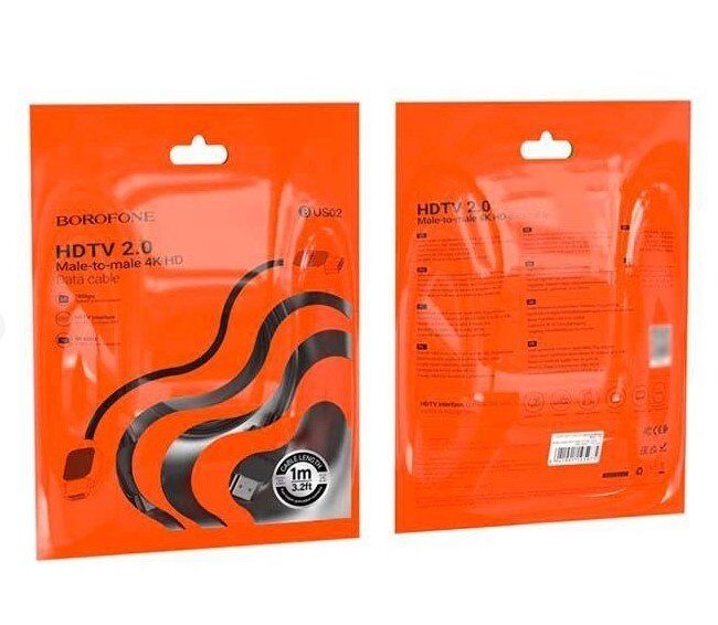 Кабель BOROFONE BUS02 HDMI 4K HD 1метр
