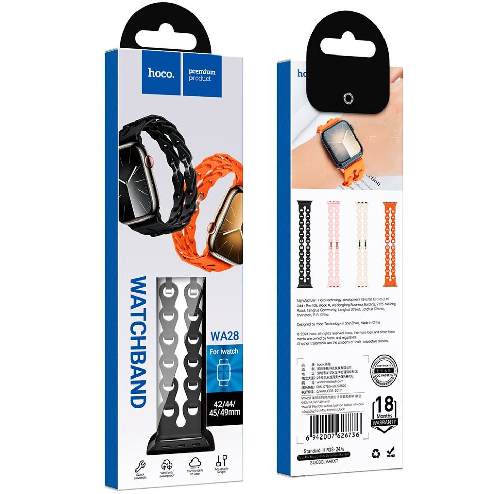Ремешок Hoco WA28 для Apple Watch (42/44/45/49mm) Ремешок Hoco WA28 для Apple Watch (42/44/45/49mm)