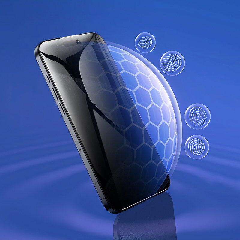 Скло для телефону HOCO A777 Plus Bear Shield anti-spy APPLE iPhone 15 PRO 6.1" Скло для телефону HOCO A777 Plus Bear Shield anti-spy APPLE iPhone 15 PRO 6.1"