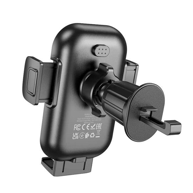 Автомобільний тримач BOROFONE BH204 Blue Charm бездротова швидка зарядка - повітряна решітка Автомобільний тримач BOROFONE BH204 Blue Charm бездротова швидка зарядка - повітряна решітка