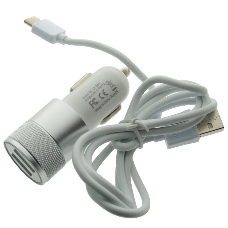 АЗУ MODOCEE M38 2.4A 2USB + USB КАБЕЛЬ TYPE-C