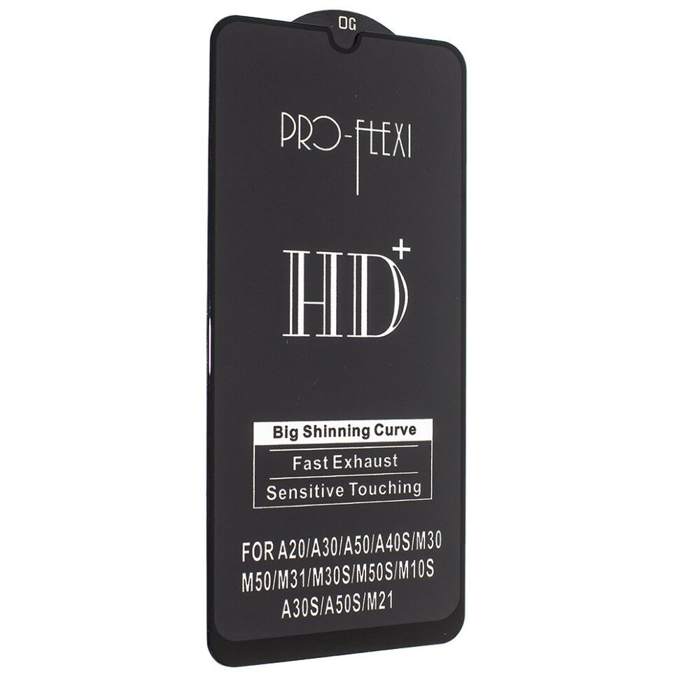 Захисне скло PRO-FLEXI HD+ SAMSUNG M315 Galaxy M31 2020 ЧОРНИЙ