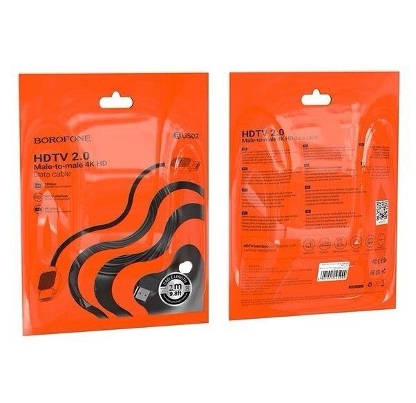 Кабель BOROFONE BUS02 HDMI 4K HD 2метри