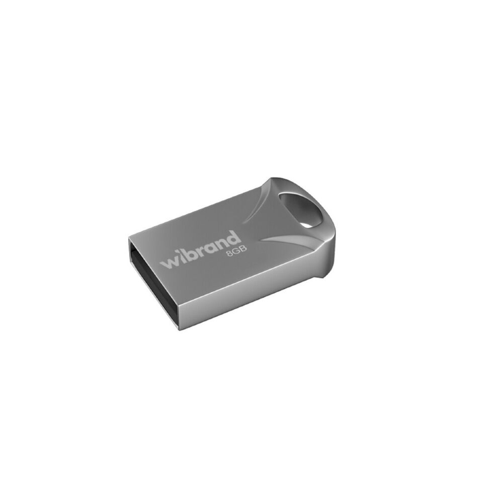 Флеш-накопичувач Wibrand USB 2.0 Hawk 8Gb Silver Флеш-накопичувач Wibrand USB 2.0 Hawk 8Gb Silver