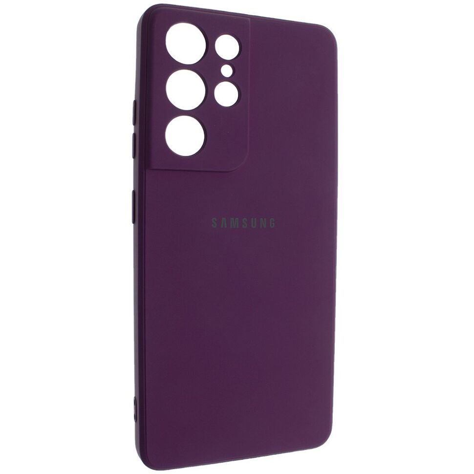 Задня накладка CAMERA FULL Silicone Case SAMSUNG G998 Galaxy S21 ULTRA 2021