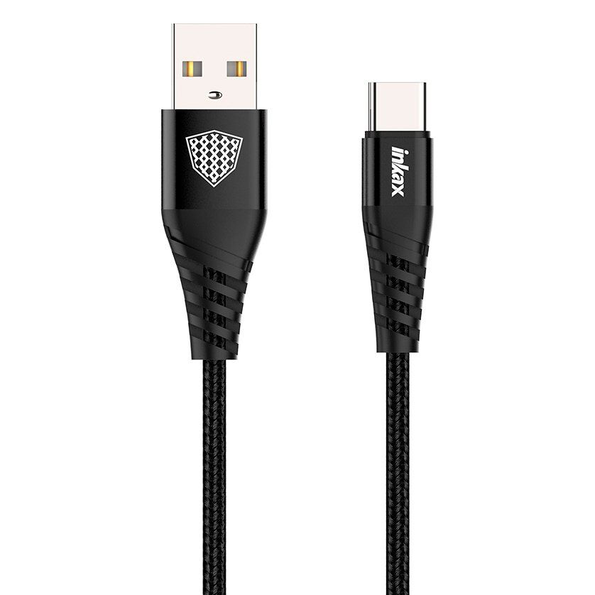 КАБЕЛЬ USB INKAX CB-02 TYPE-C Тканинна обплетення 1 метр 2,1А КАБЕЛЬ USB INKAX CB-02 TYPE-C Тканинна обплетення 1 метр 2,1А