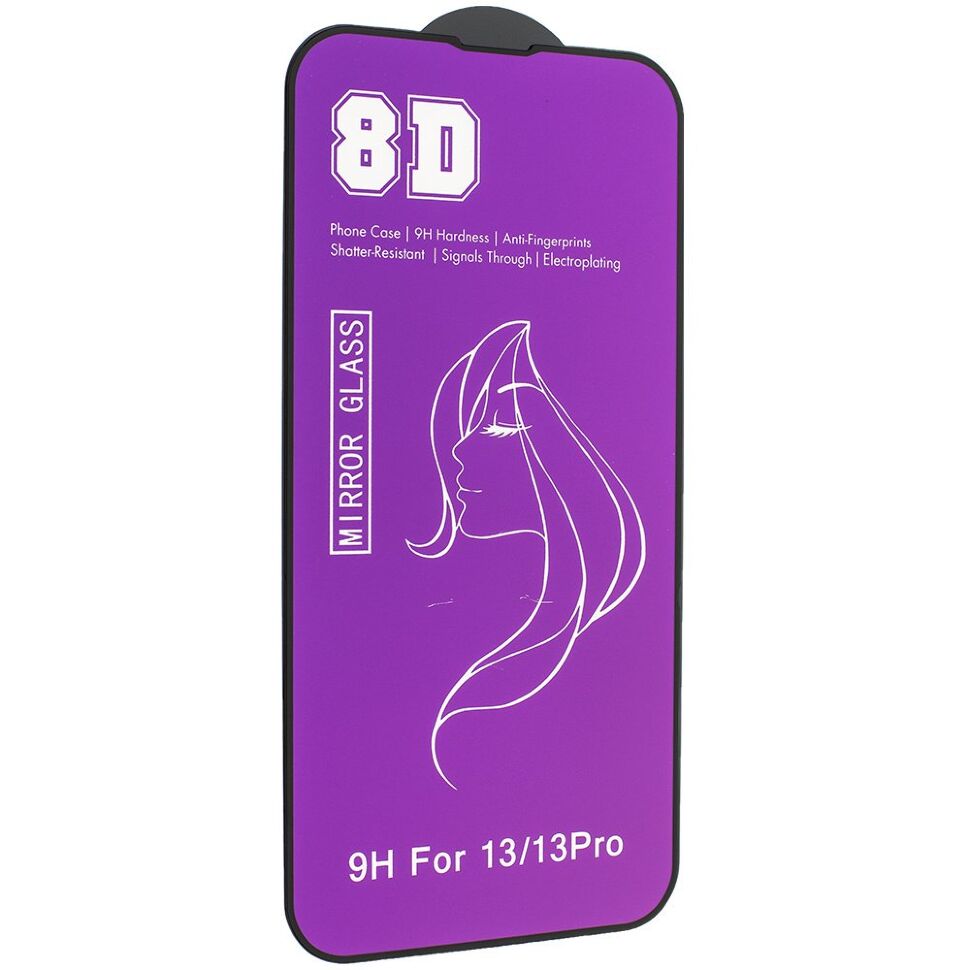 Защитное стекло для телефона 8D MIRROR APPLE iPhone 16E / 14 / 13 / 13 PRO 6.1" Защитное стекло для телефона 8D MIRROR APPLE iPhone 16E / 14 / 13 / 13 PRO 6.1"