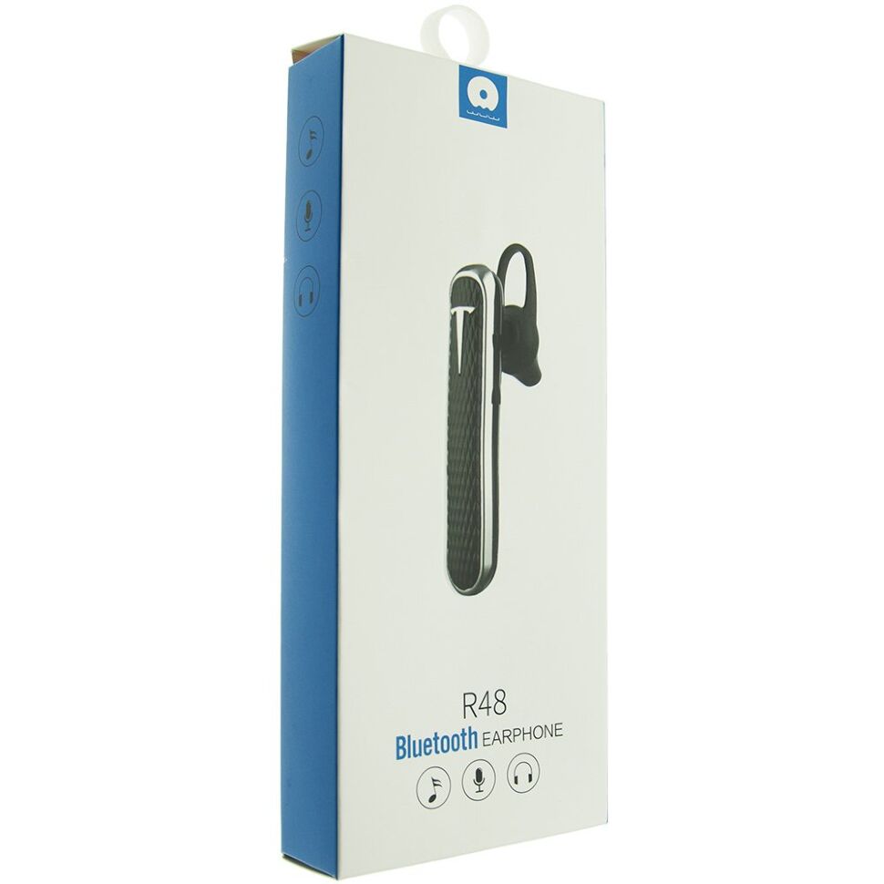 Бездротова Bluetooth гарнітура WUW R48 ЧОРНИЙ Бездротова Bluetooth гарнітура WUW R48 ЧОРНИЙ