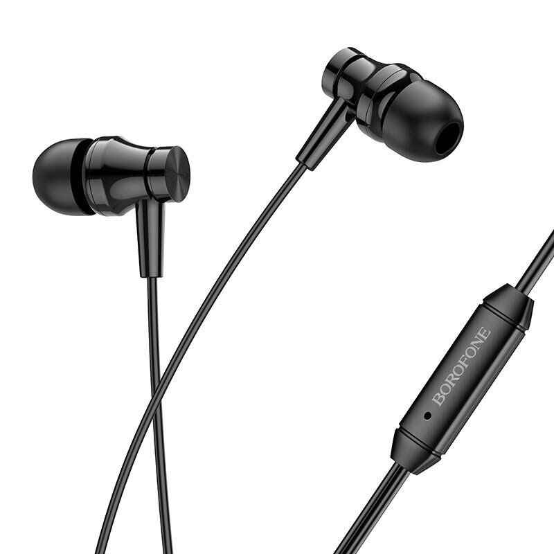 Дротові навушники BOROFONE BM67, чорний Дротові навушники BOROFONE BM67, чорний