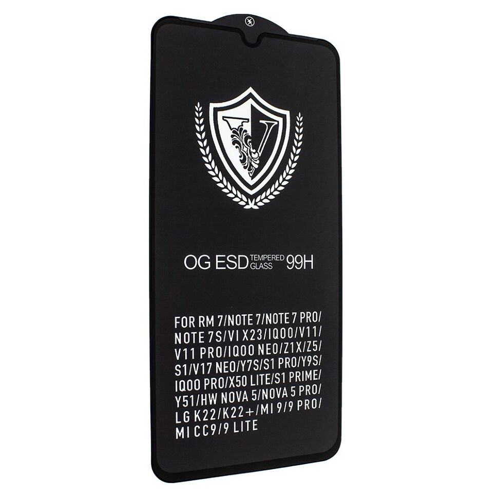 Захисне скло 99H OG ESD V XIAOMI Redmi 7 2019 Захисне скло 99H OG ESD V XIAOMI Redmi 7 2019