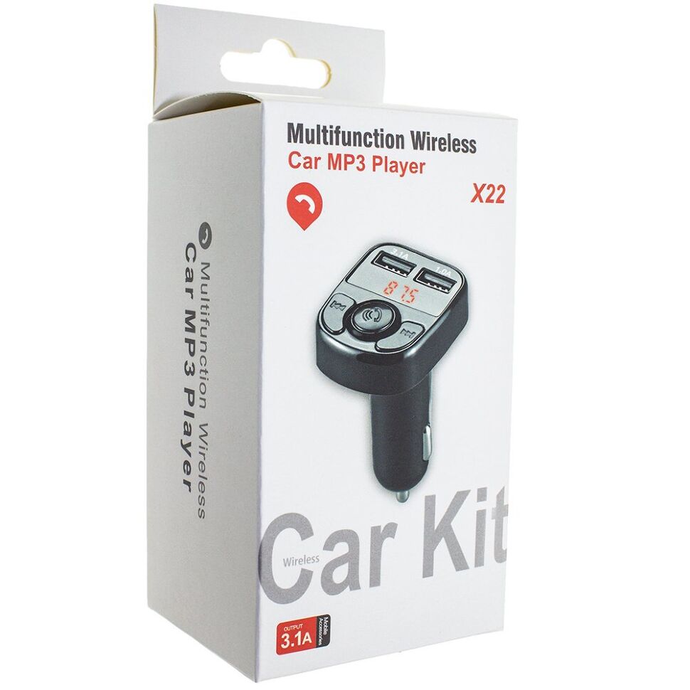 FM Модулятор X22 Bluetooth / гучномовець FM Модулятор X22 Bluetooth / гучномовець