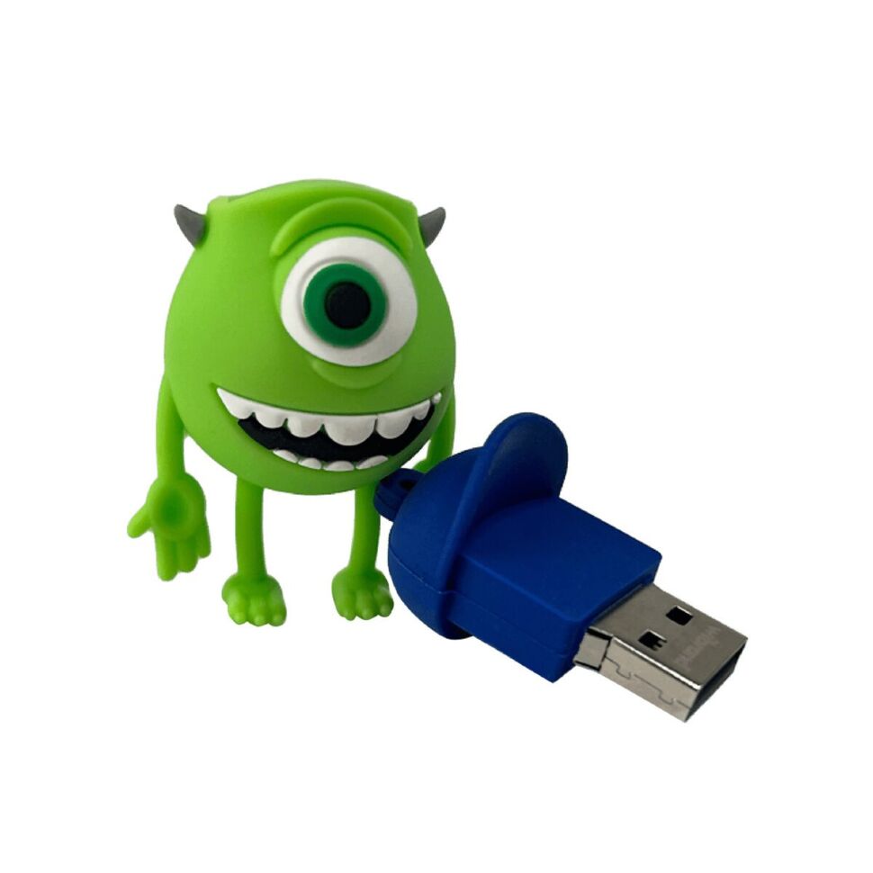 Флеш-накопичувач Wibrand USB 2.0 Mike Wazowski 16Gb Green Флеш-накопичувач Wibrand USB 2.0 Mike Wazowski 16Gb Green