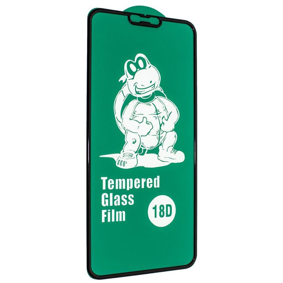 Захисне скло 18D із захисним бортом OPPO A5 ЧОРНИЙ Захисне скло 18D із захисним бортом OPPO A5 ЧОРНИЙ