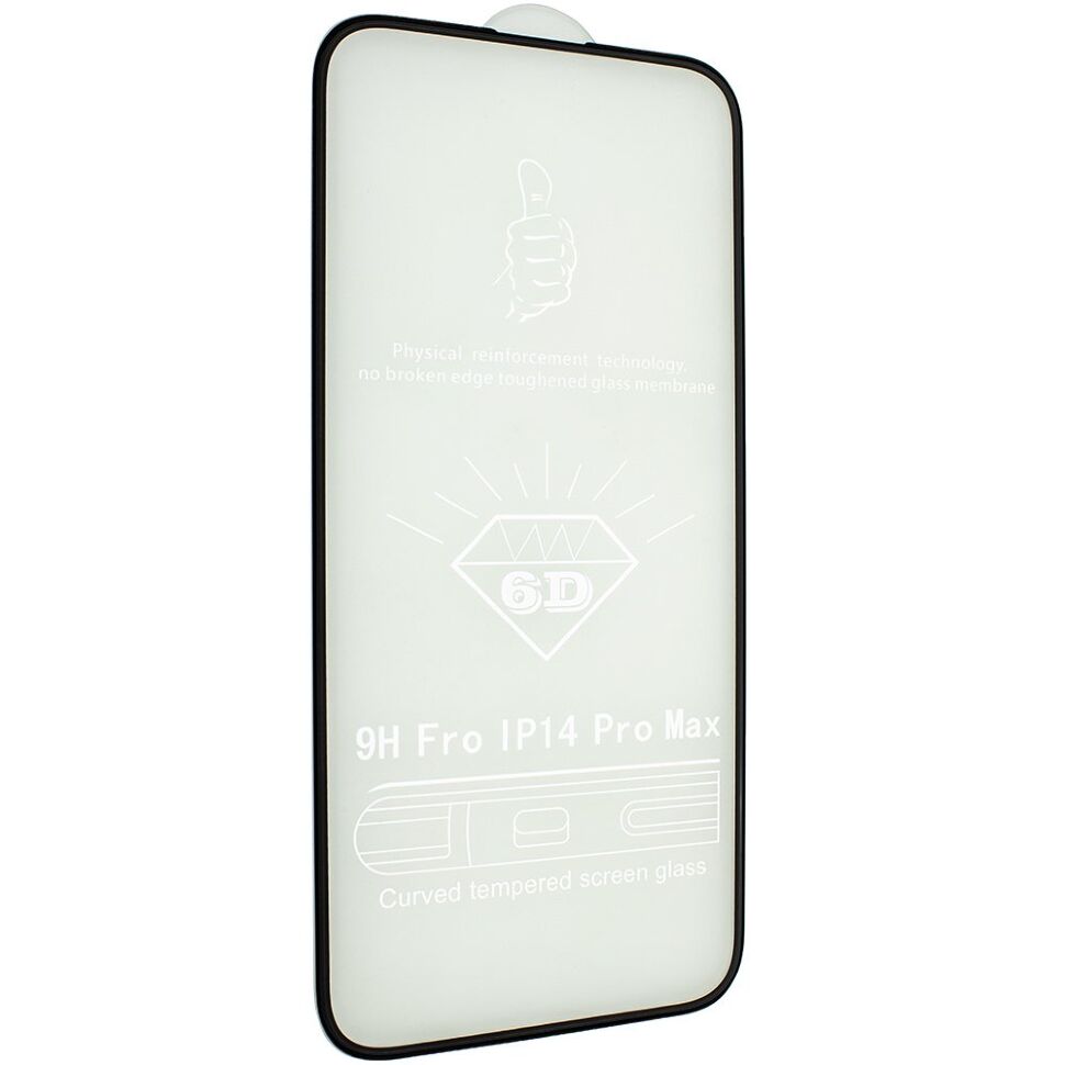 Захисне скло 6D ORIGINAL для APPLE iPhone 14 PRO MAX | 15 PLUS | 16 PLUS ЧОРНИЙ Захисне скло 6D ORIGINAL для APPLE iPhone 14 PRO MAX | 15 PLUS | 16 PLUS ЧОРНИЙ