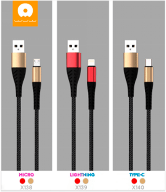 Кабель USB WUW X139 USB - Lightning 2,4A (2 кабелі в упаковці) (70) Кабель USB WUW X139 USB - Lightning 2,4A (2 кабелі в упаковці) (70)