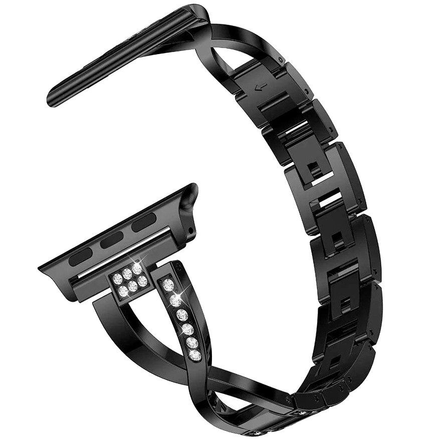 Ремінець металевий стрази SMART BUCKLE X APPLE WATCH 42мм | 44мм | 45мм | 49мм Ремінець металевий стрази SMART BUCKLE X APPLE WATCH 42мм | 44мм | 45мм | 49мм