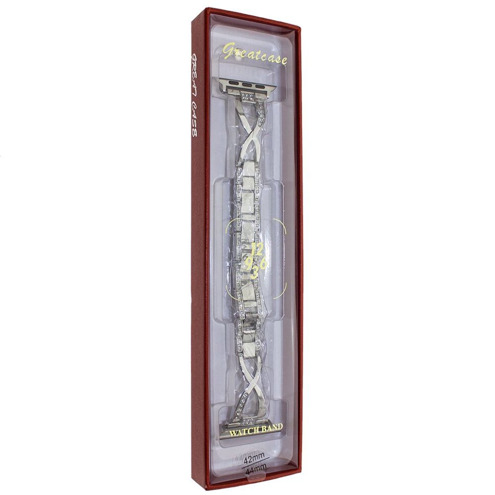 Ремінець металевий стрази SMART BUCKLE X APPLE WATCH 42мм | 44мм | 45мм | 49мм Ремінець металевий стрази SMART BUCKLE X APPLE WATCH 42мм | 44мм | 45мм | 49мм