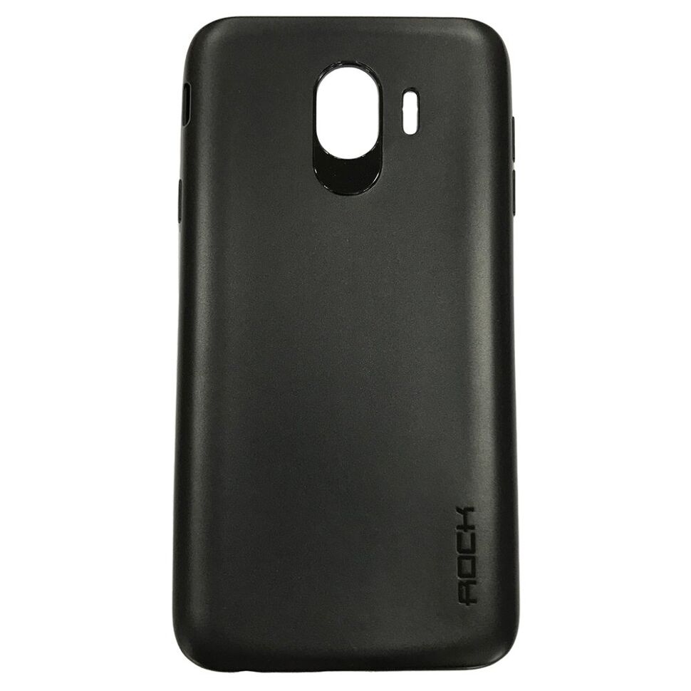 Ультратонка силіконова накладка ROCK Samsung J4 2018 (J400) (чорний) Ультратонка силіконова накладка ROCK Samsung J4 2018 (J400) (чорний)