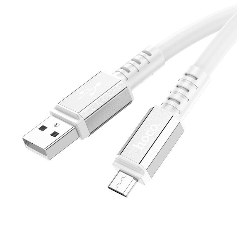 USB кабель HOCO X85 USB - micro USB 1метр, білий USB кабель HOCO X85 USB - micro USB 1метр, білий