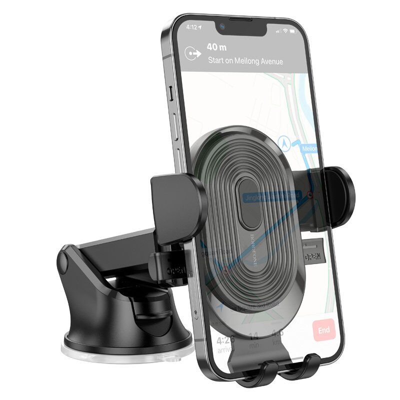 Автомобільний тримач BOROFONE BH85 Experience клейка присоска - утримувач з кнопкою Автомобільний тримач BOROFONE BH85 Experience клейка присоска - утримувач з кнопкою