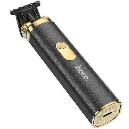 Електрична машинка для стрижки HOCO HP22 з ретро-гравіруванням, ЧОРНИЙ Електрична машинка для стрижки HOCO HP22 з ретро-гравіруванням, ЧОРНИЙ