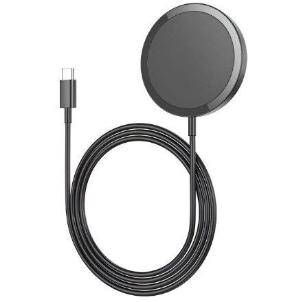 Бездротовий зарядний пристрій BOROFONE BQ23 для телефону ЧОРНИЙ Бездротовий зарядний пристрій BOROFONE BQ23 для телефону ЧОРНИЙ