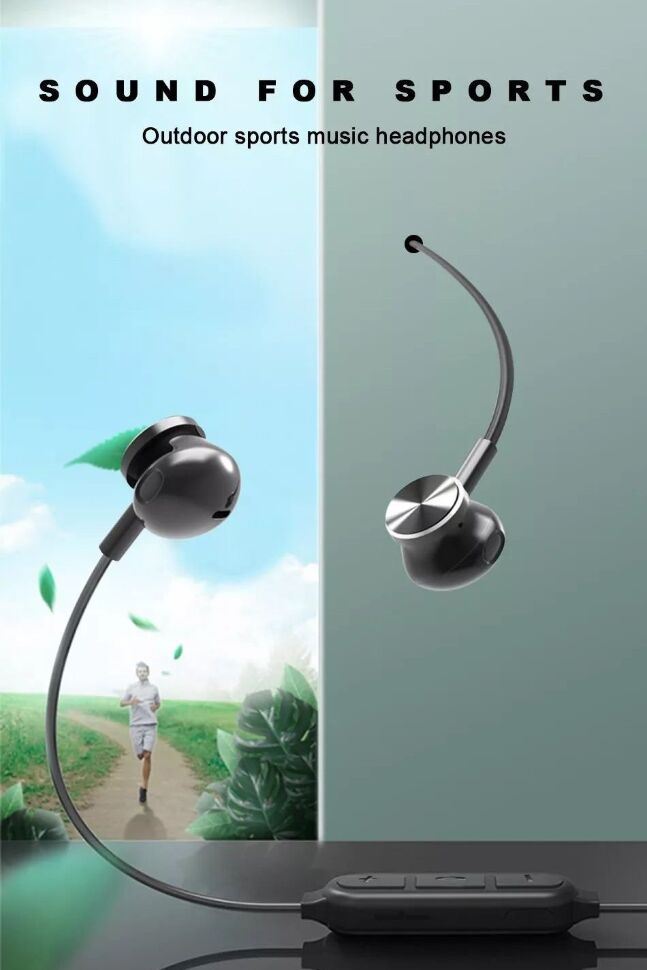 Бездротові навушники WUW R77, чорний