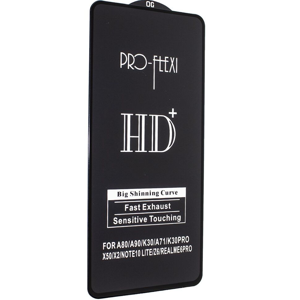 Захисне скло PRO-FLEXI HD+ SAMSUNG NOTE 10 Lite 2020 | X2 | K30 ЧОРНИЙ