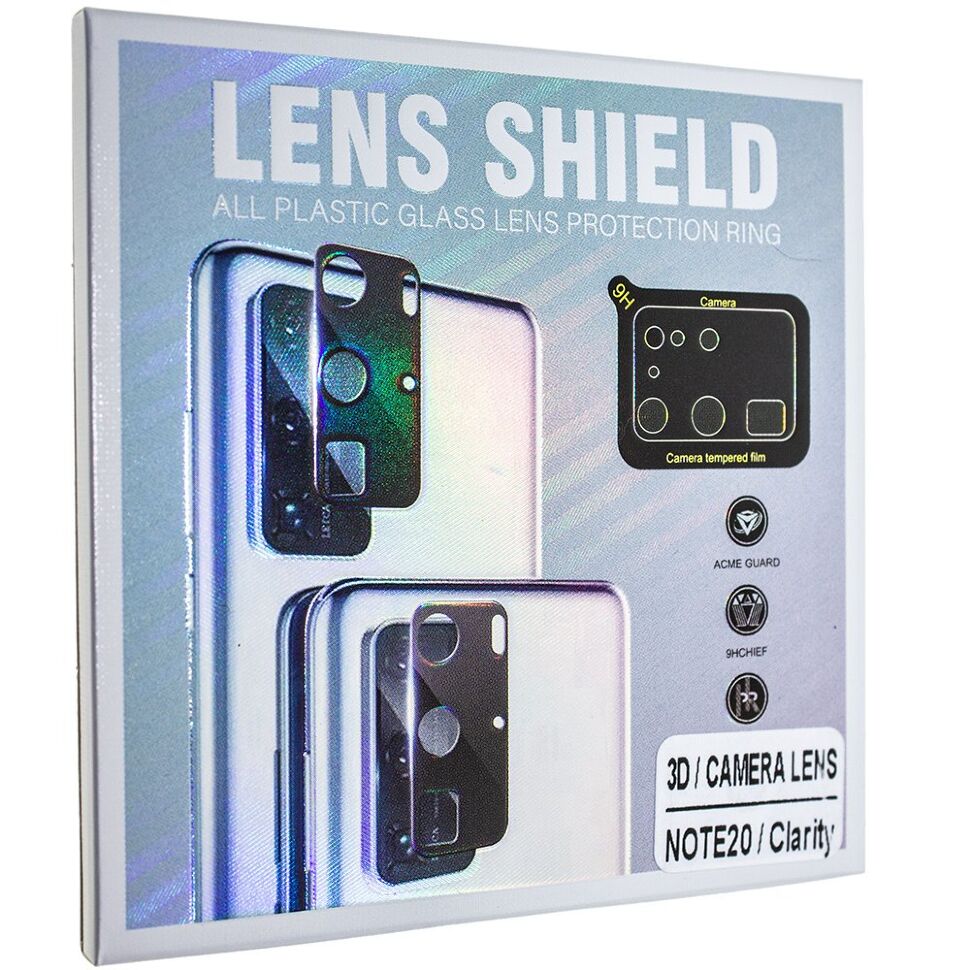 Захисне скло для камери 3D LENS SHIELD SAMSUNG N980 Galaxy Note 20 чорний