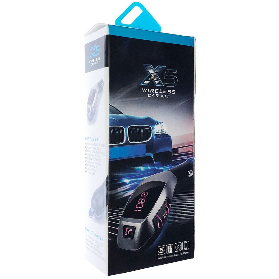 FM модулятор X5 Bluetooth / гучномовець FM модулятор X5 Bluetooth / гучномовець