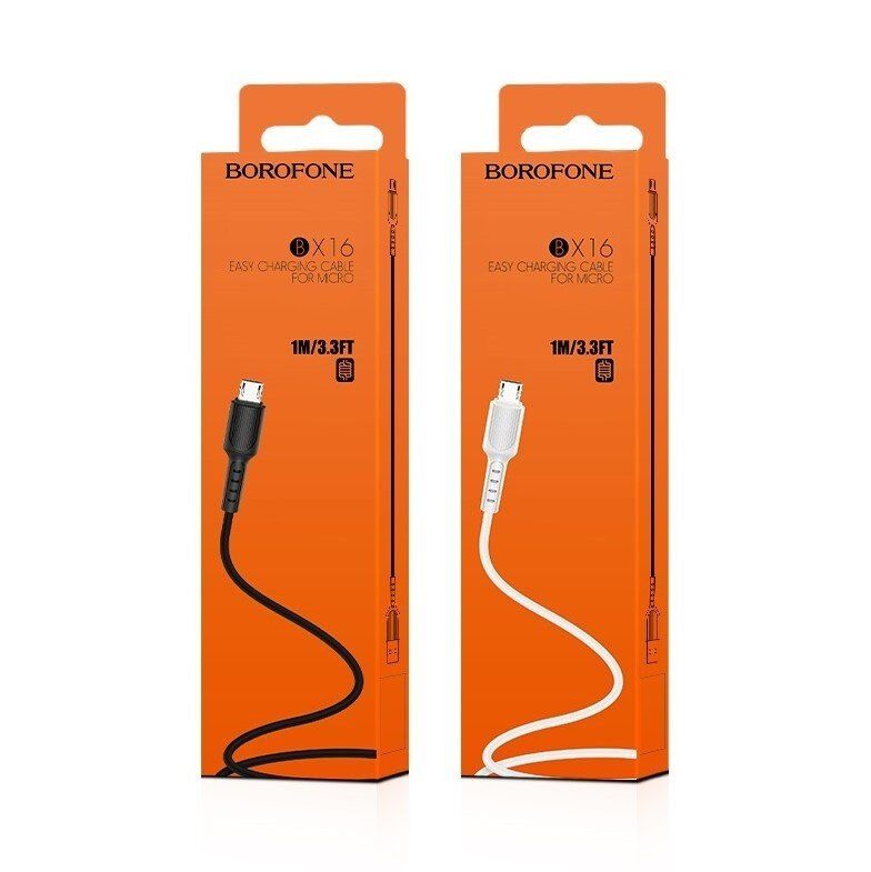 USB кабель BOROFONE BX16 Easy charging USB - micro USB ЧОРНИЙ USB кабель BOROFONE BX16 Easy charging USB - micro USB ЧОРНИЙ