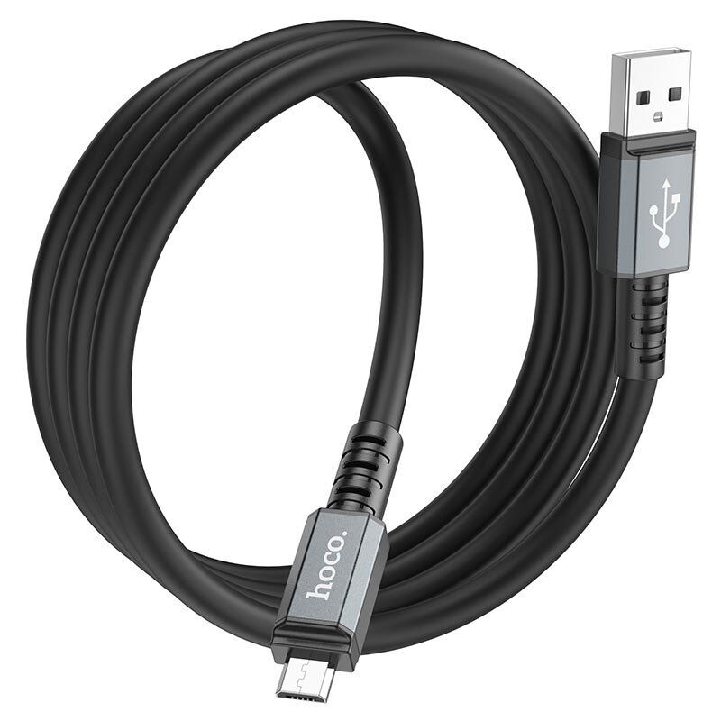 USB кабель HOCO X85 USB - micro USB 1метр, чорний USB кабель HOCO X85 USB - micro USB 1метр, чорний