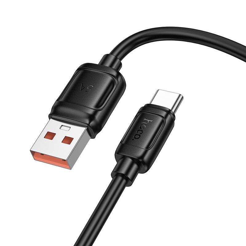 USB кабель HOCO X115 USB - Type-C 100W, 1 метр, чорний USB кабель HOCO X115 USB - Type-C 100W, 1 метр, чорний
