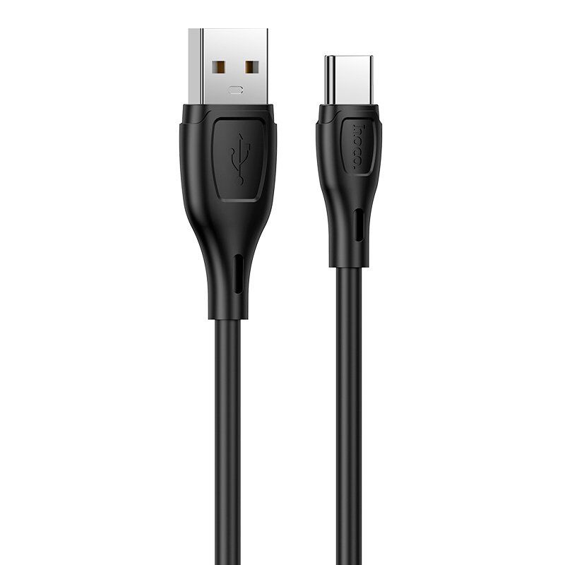 USB кабель HOCO X61 USB - Type-C 2.4A 1 метр, чорний USB кабель HOCO X61 USB - Type-C 2.4A 1 метр, чорний
