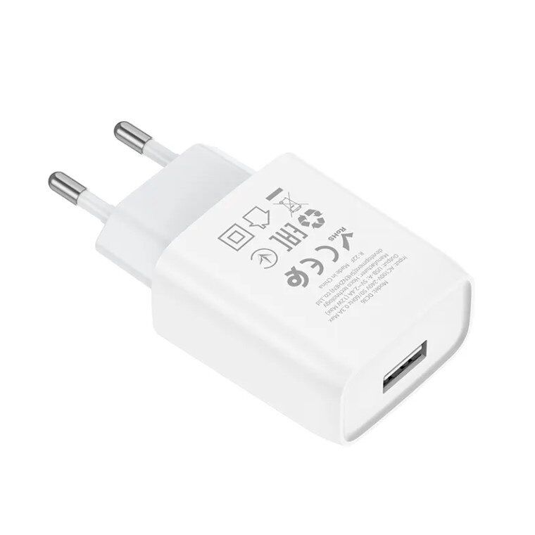 СЗУ HOCO DC36 (1USB/2.4A) (белый)