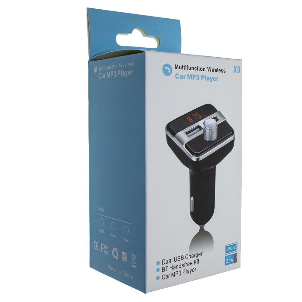 FM Модулятор X9 Bluetooth / гучномовець